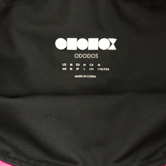 Ododos Leggings Womens Sz M High Waist Out Pocket Pink Athletic Workout Pants - Picture 5 of 9